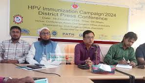 ঝালকাঠিতে ৩২ হাজার কিশোরী পাবে জরায়ুমুখ ক্যানসার প্রতিরোধক টিকা