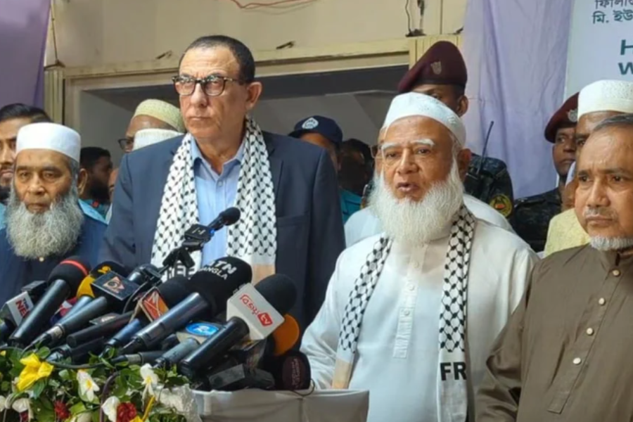 ফিলিস্তিনের রাষ্ট্রদূতের সঙ্গে জামায়াত নেতাদের সাক্ষাৎ