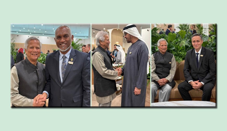 ৩ দেশের প্রেসিডেন্টের সঙ্গে সাক্ষাৎ করেছেন প্রধান উপদেষ্টা