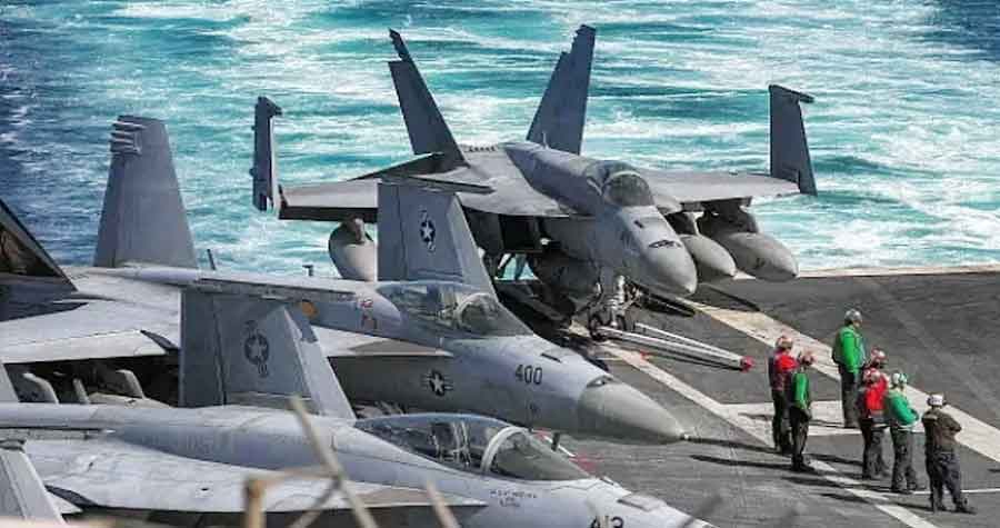 সিরিয়ায় ব্যাপক বিমান হামলা যুক্তরাষ্ট্রের