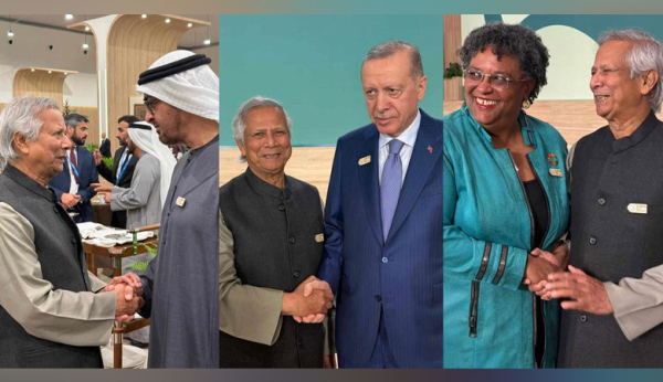 জলবায়ু সম্মেলনে বিশ্বের শীর্ষ নেতাদের সঙ্গে প্রধান উপদেষ্টার বৈঠক